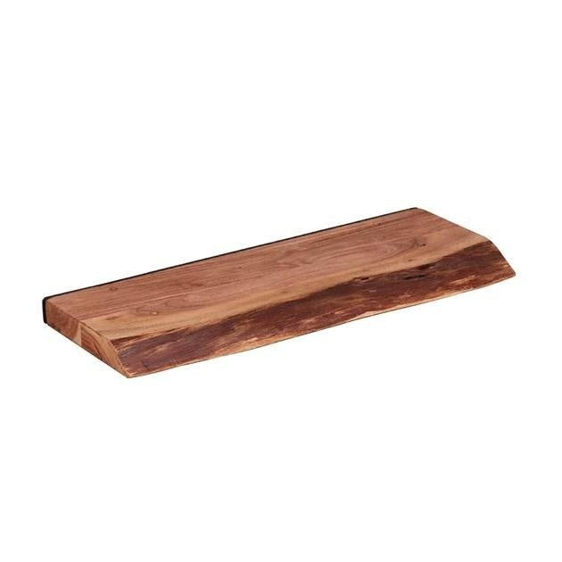 Acacia Wood Wall Shelf with Industrial Design 11