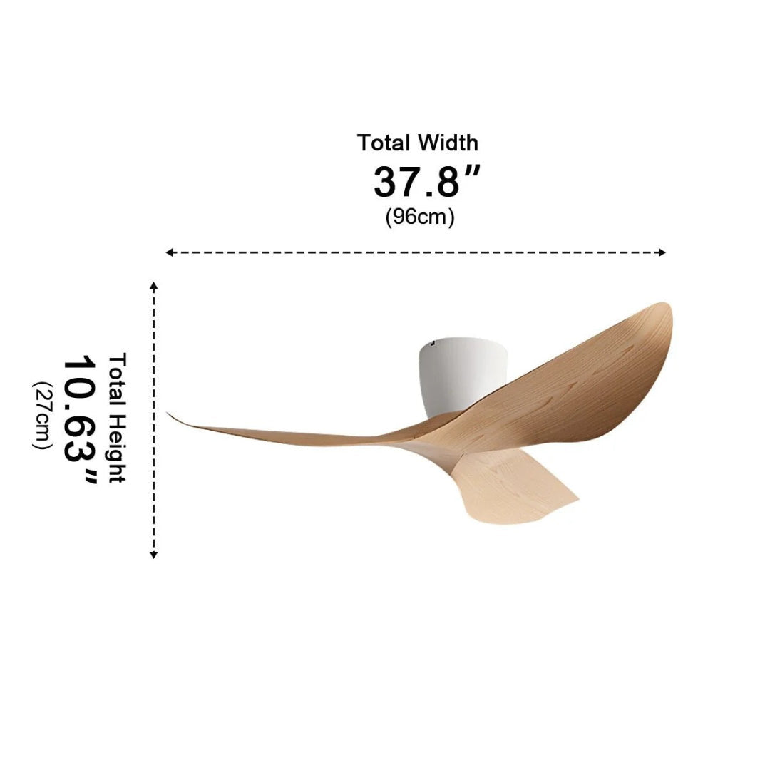 Minimalist Ceiling Fan with Quiet DC Motor 12
