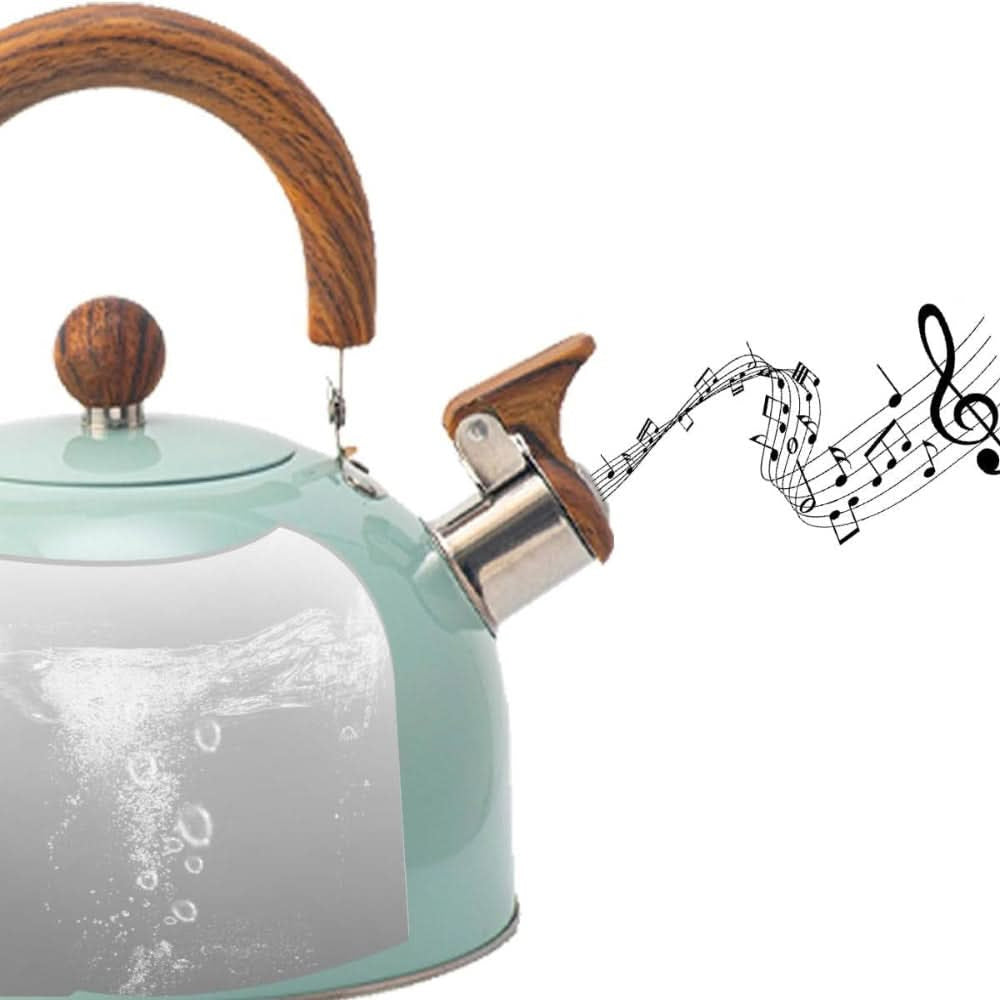 Whistling Kettle with Wooden Handle 3L 3