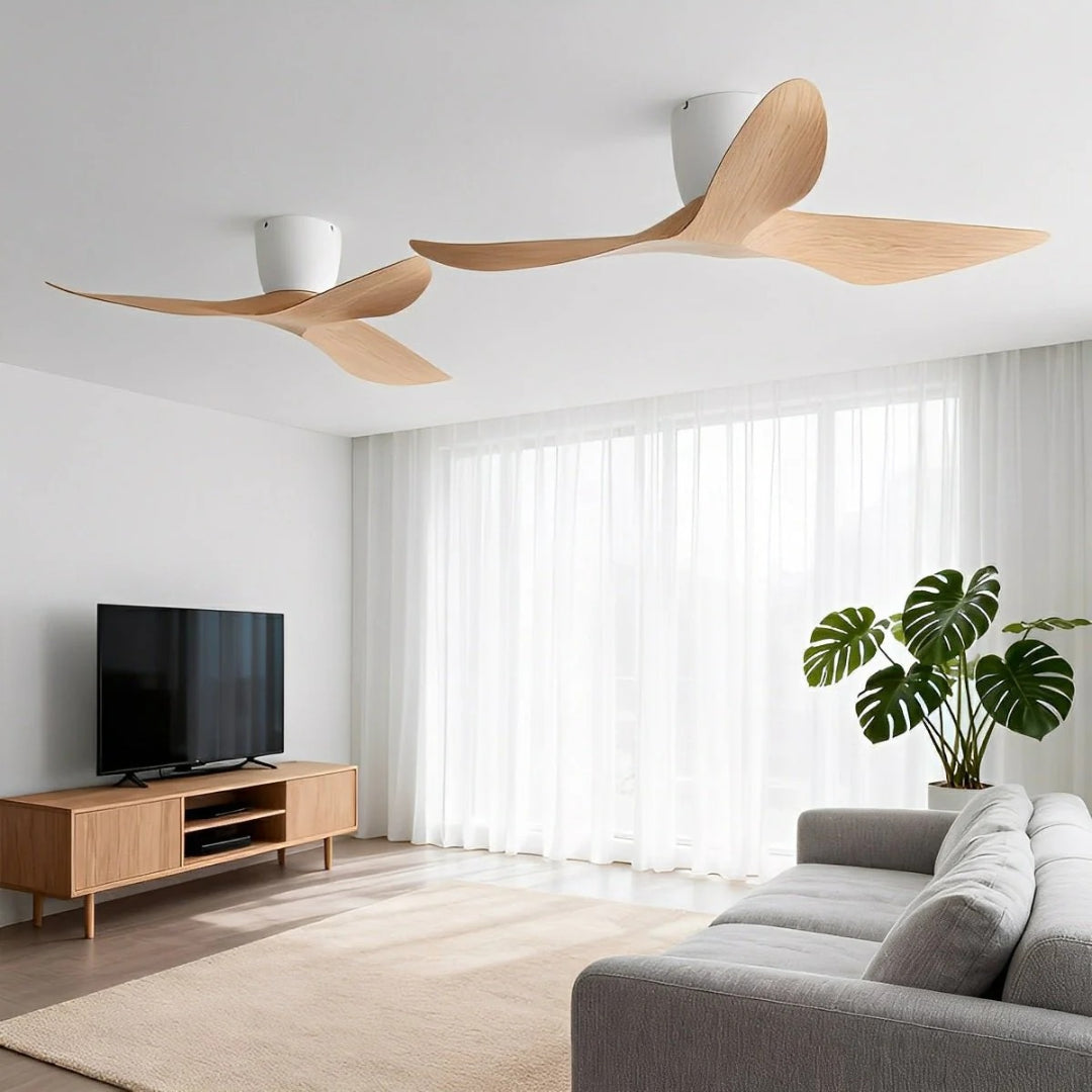 Minimalist Ceiling Fan with Quiet DC Motor 7
