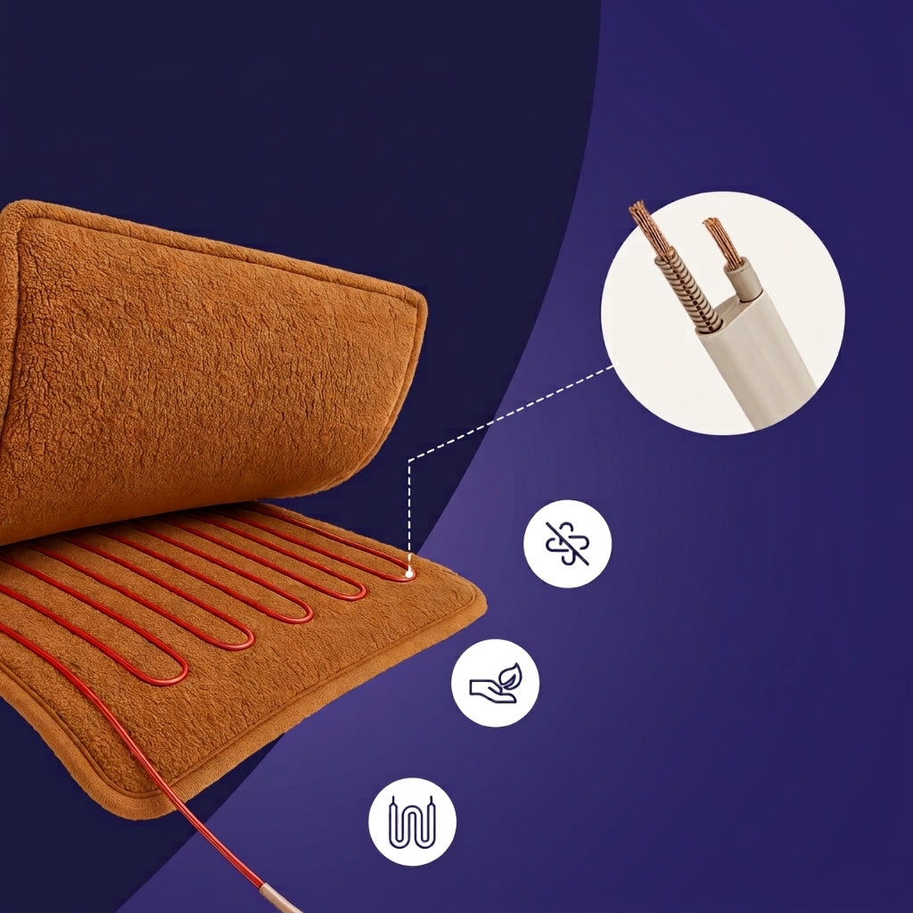 Couverture chauffante électrique pour lit avec 9 niveaux de chaleur réglables
