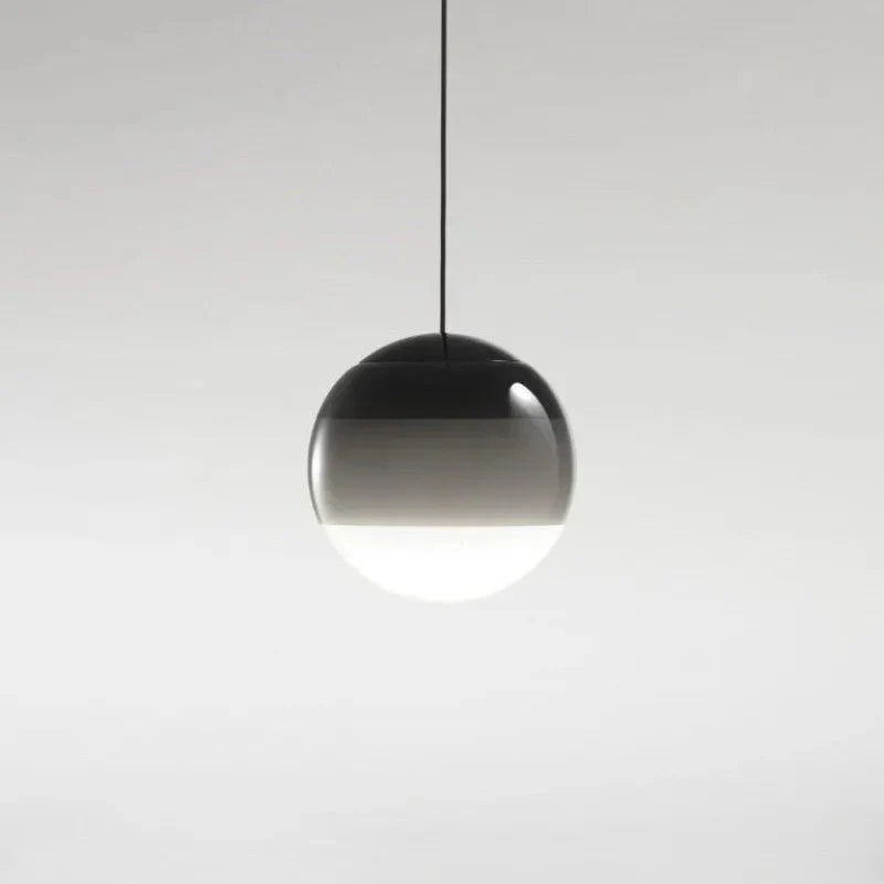 Color Gradient Glass Pendant Lamp Modern Lighting
