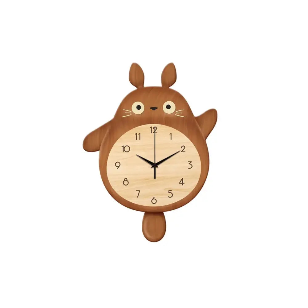 Cute Cartoon Swing Tail Wall Clock