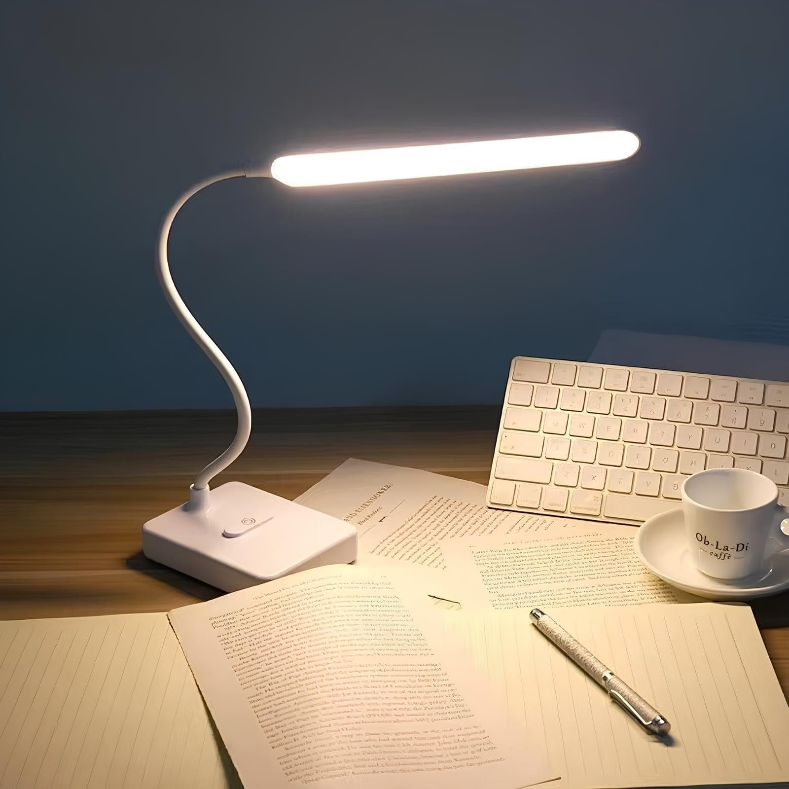 USB Oplaadbare LED Bureau Lamp met Flexibele Arm