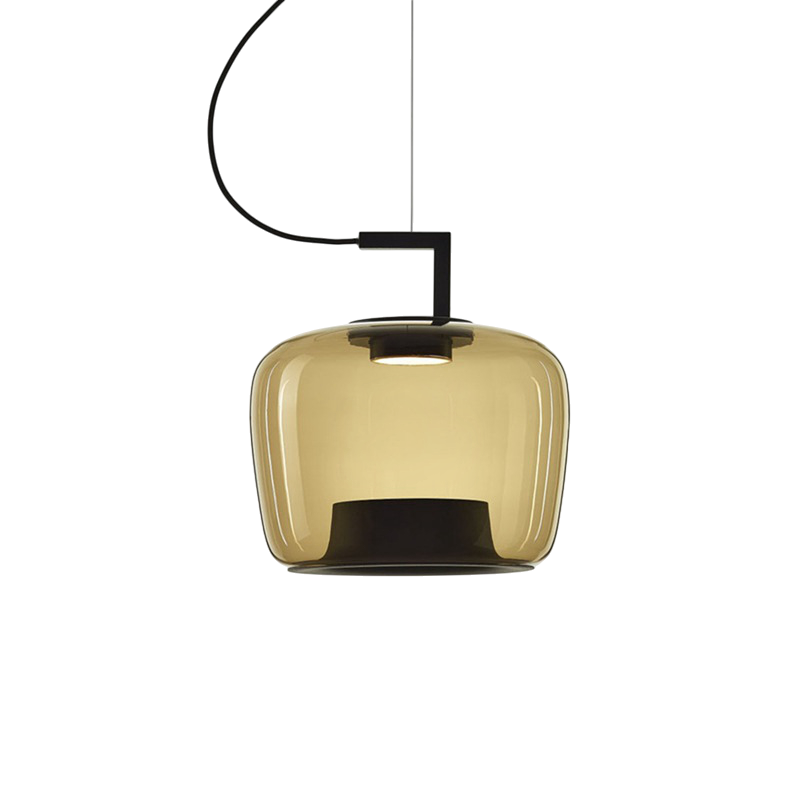 Contemporary Glass Hanging Lamp