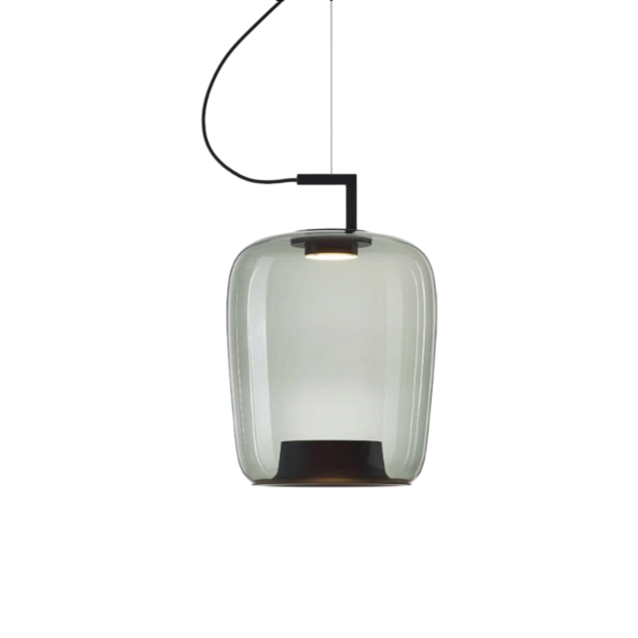 Contemporary Glass Hanging Lamp