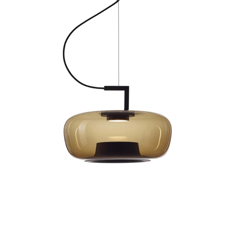 Contemporary Glass Hanging Lamp