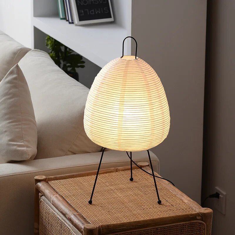 Japanese Paper Lantern Table Lamp