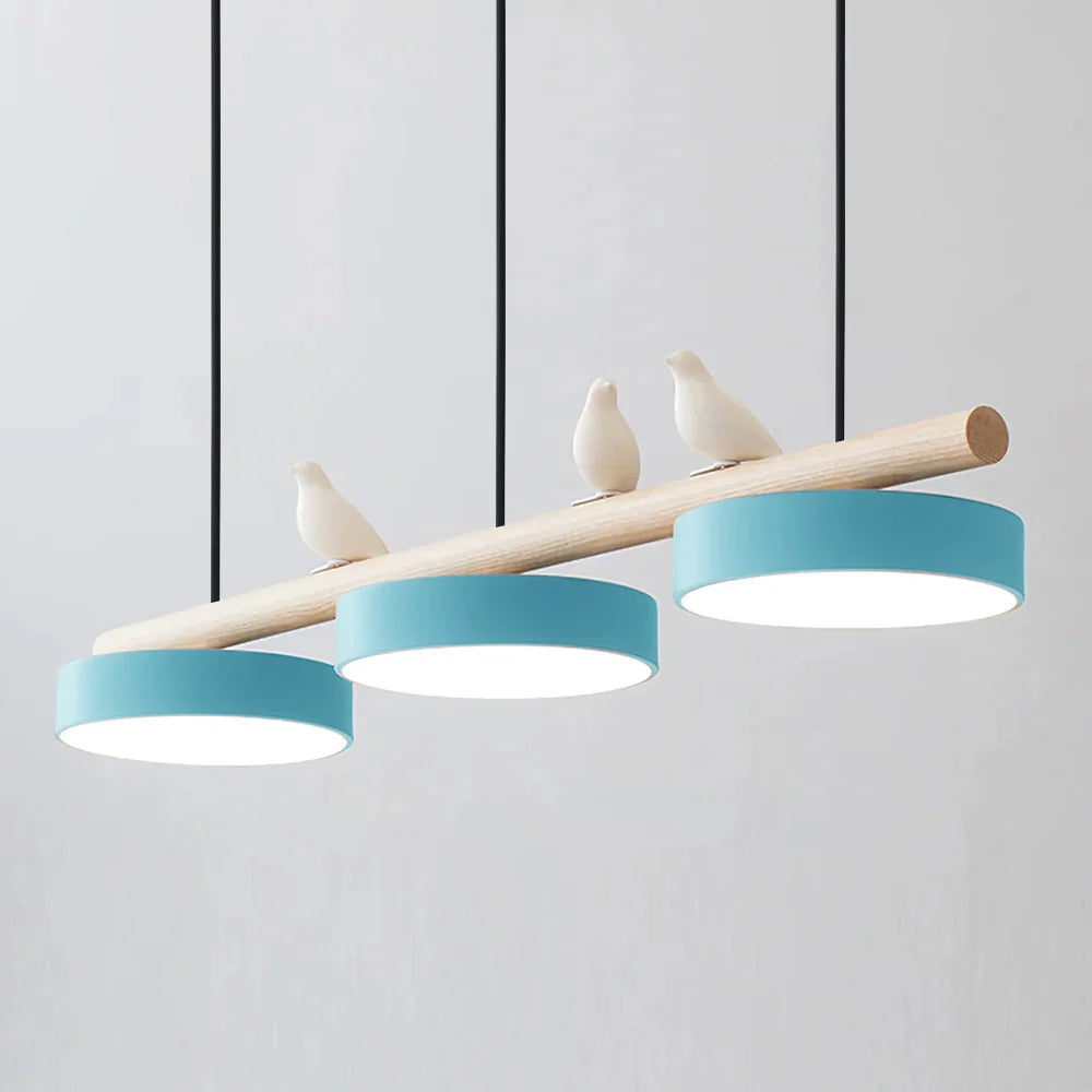 Nordic Bird Beam Pendant Lamp