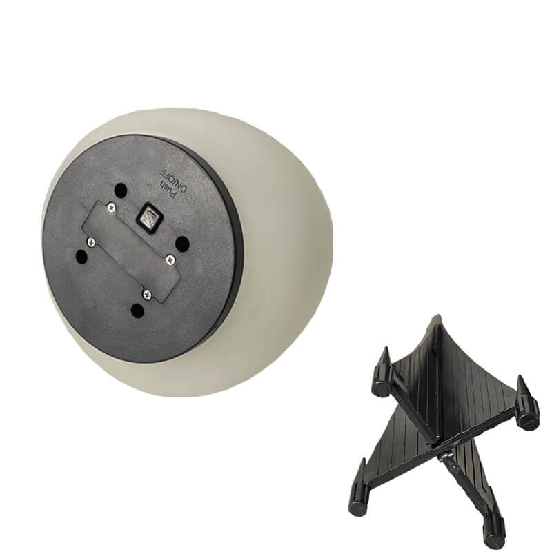 Frosted Glass-Look Solar Ground Light Compact Design