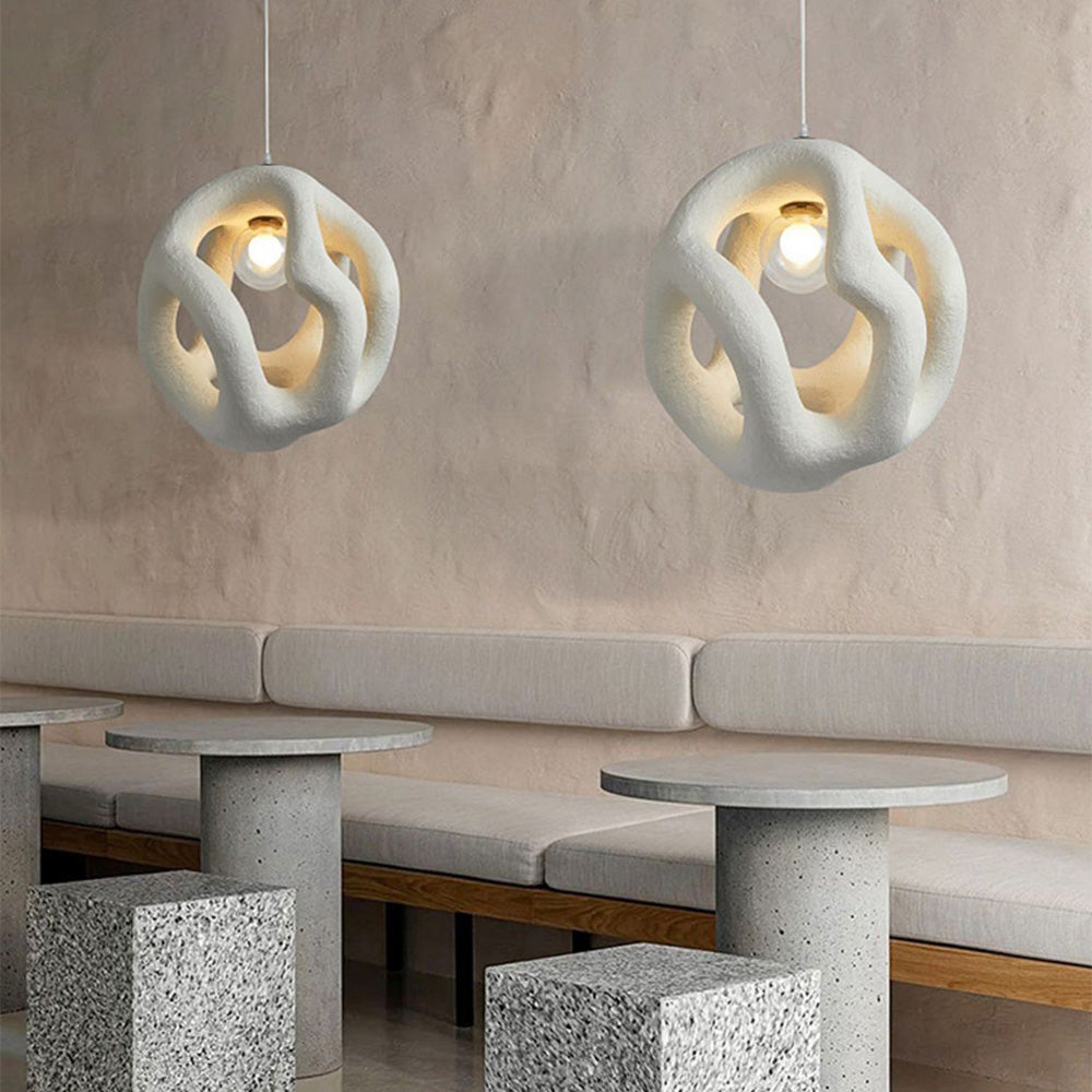 Wabi-Sabi Sculptural Pendant Light