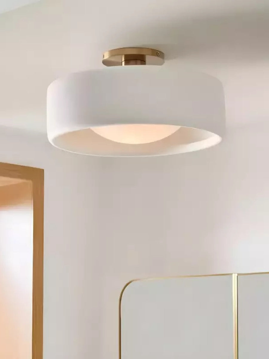 Porcelain Flush Mount Ceiling Light