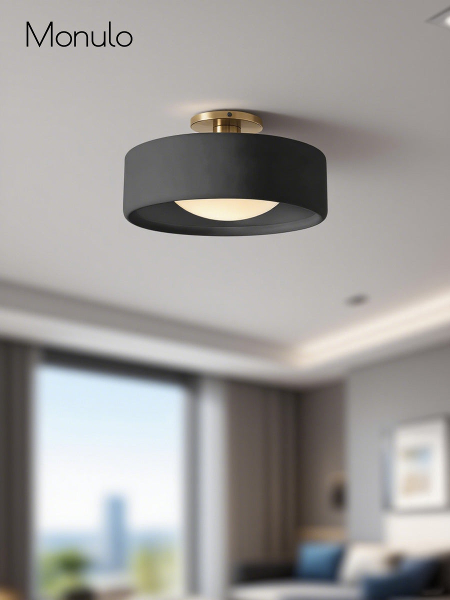 Porcelain Flush Mount Ceiling Light