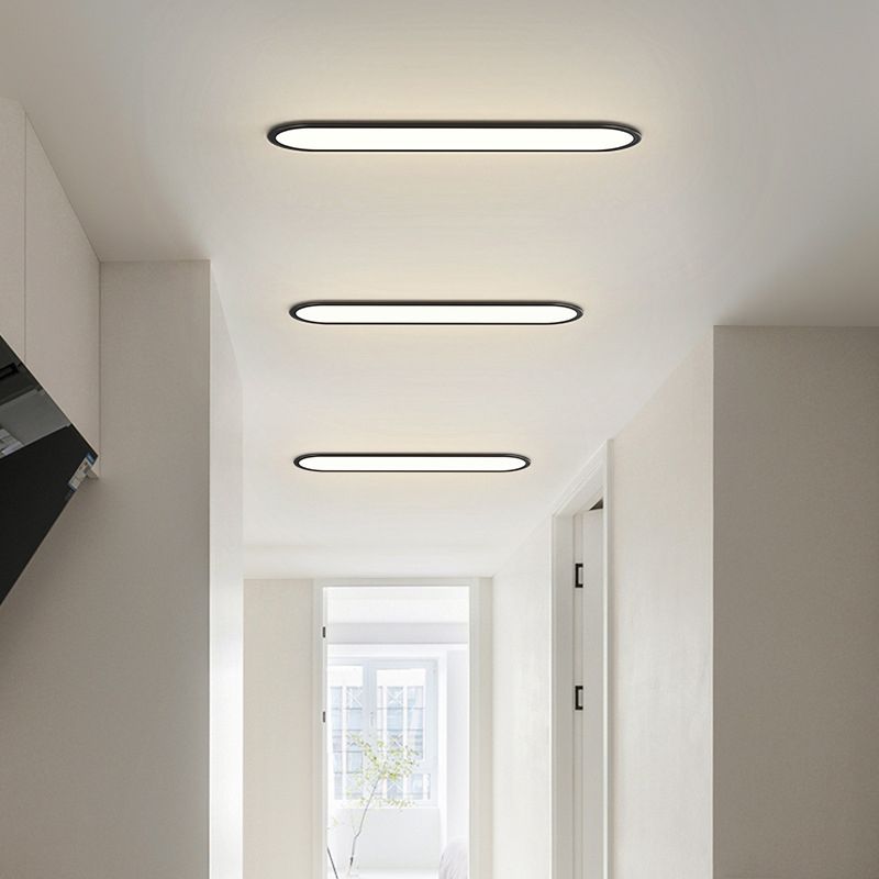 Oval LED Flush Mount Ceiling Light