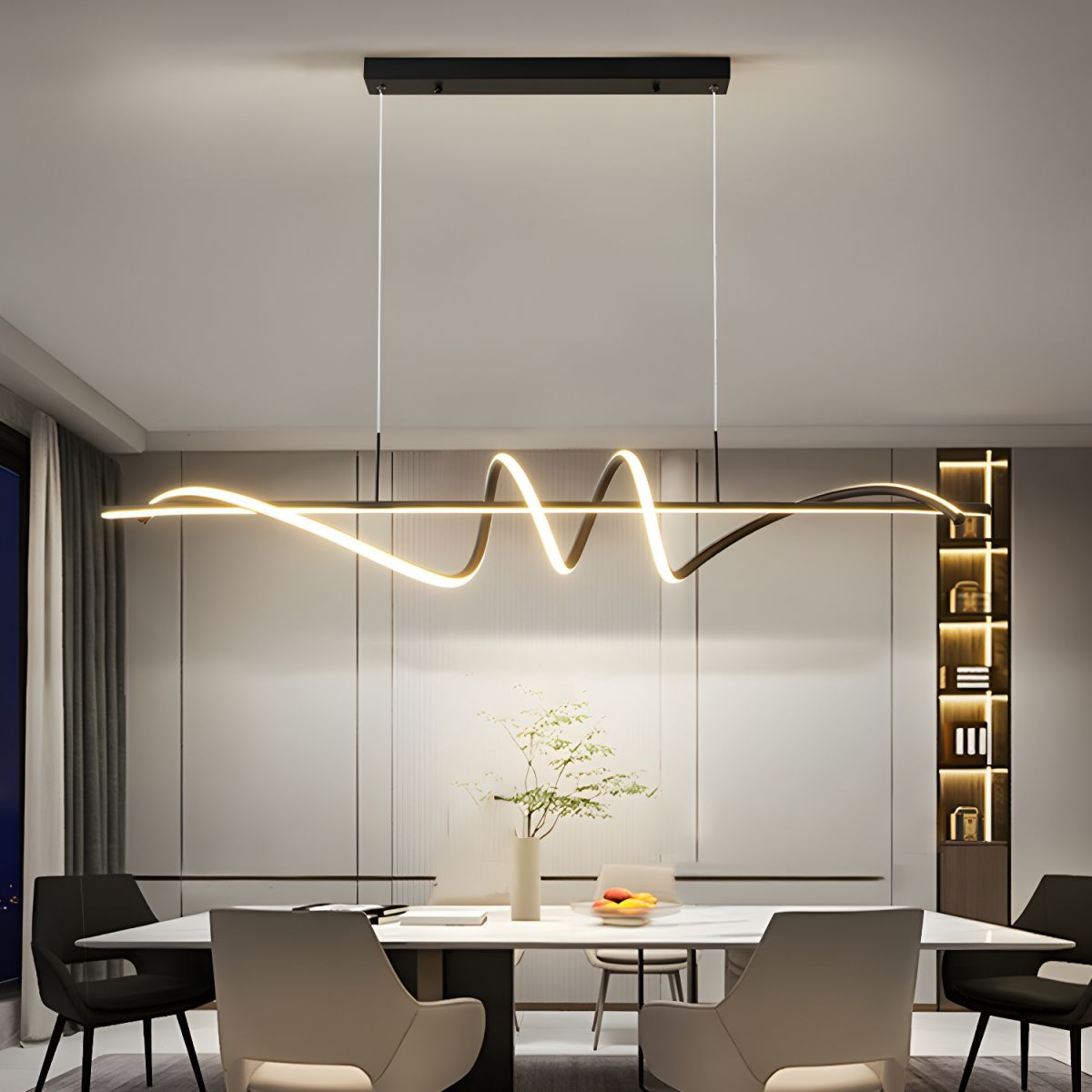Contemporary LED String Pendant Light