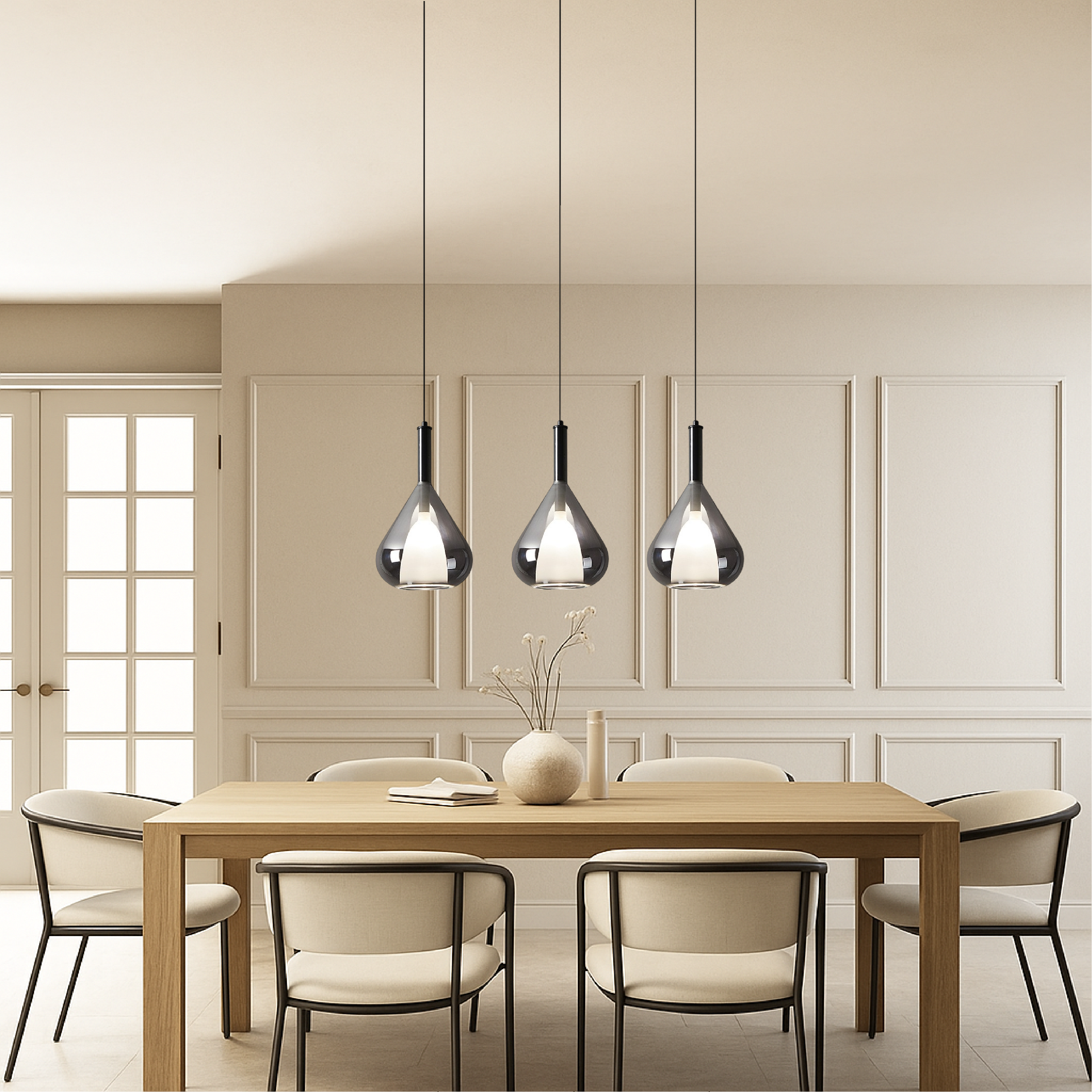 Elegant Glass Pendant Light