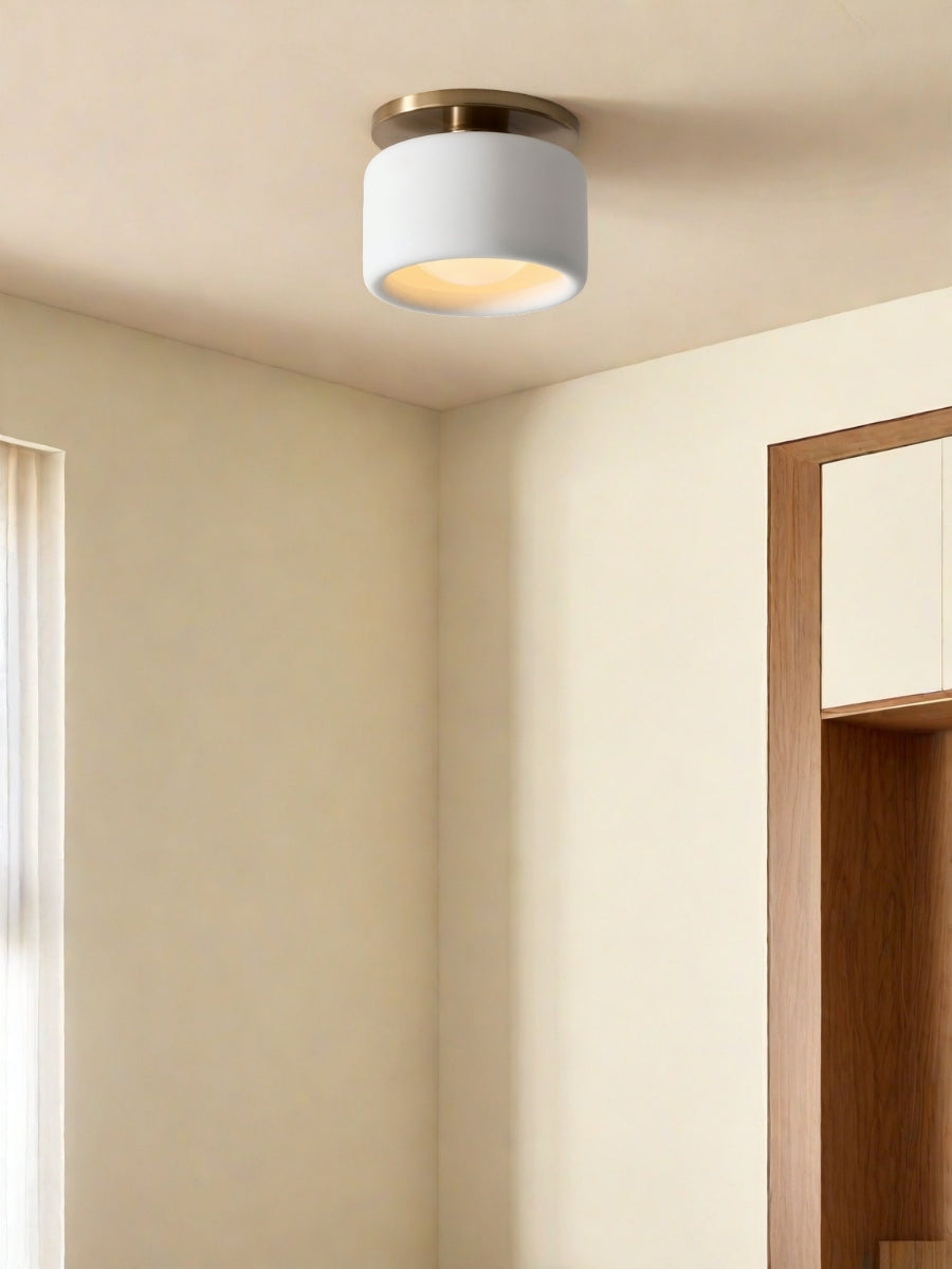 Porcelain Flush Mount Ceiling Light