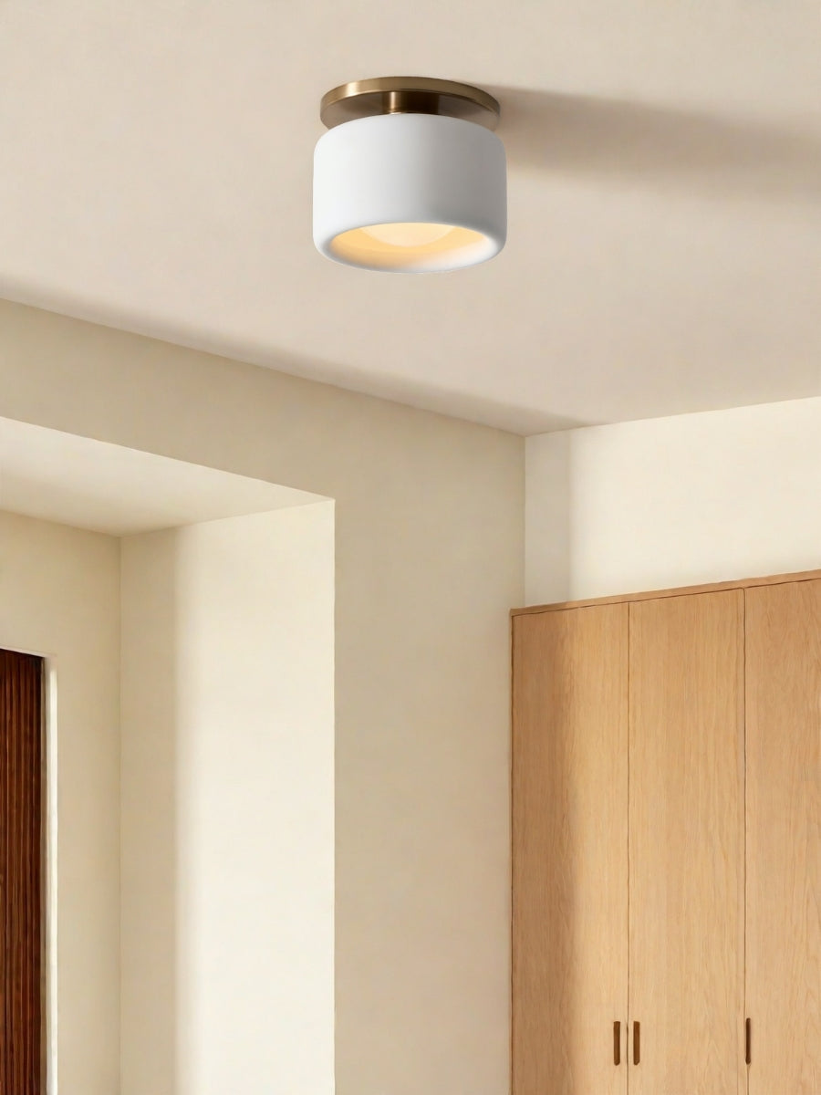 Porcelain Flush Mount Ceiling Light