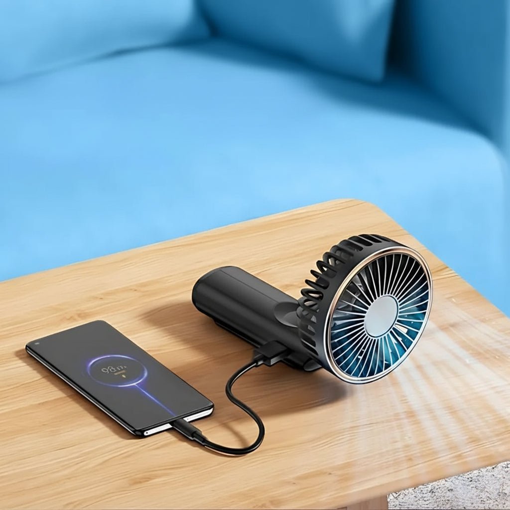 Mini Handventilator – Draagbare USB Oplaadbare Zakventilator