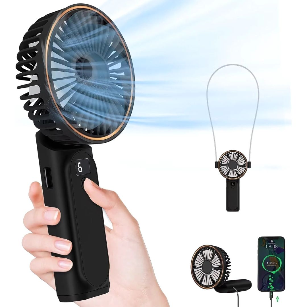Mini Handventilator – Draagbare USB Oplaadbare Zakventilator