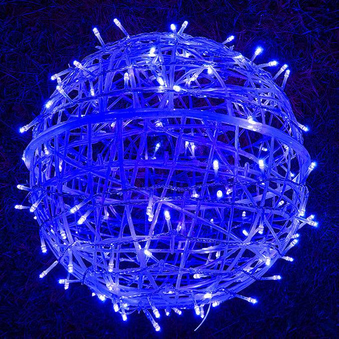 Hanging LED Sphere Lights with Metal Wire Ball Design