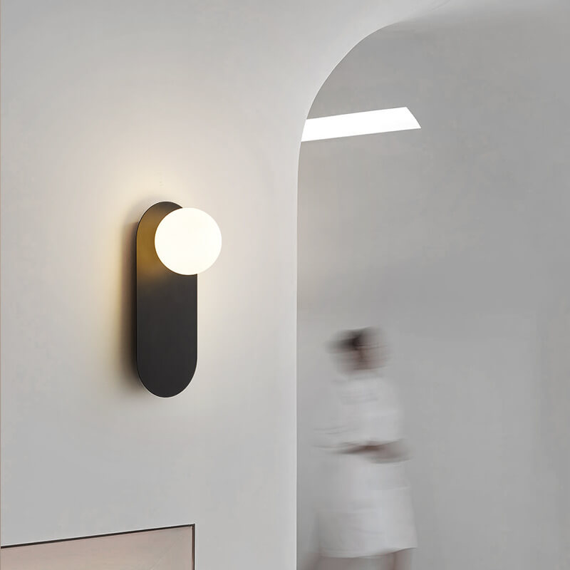 Minimalistische Scandinavische wandlamp voor zachte slaapkamerverlichting