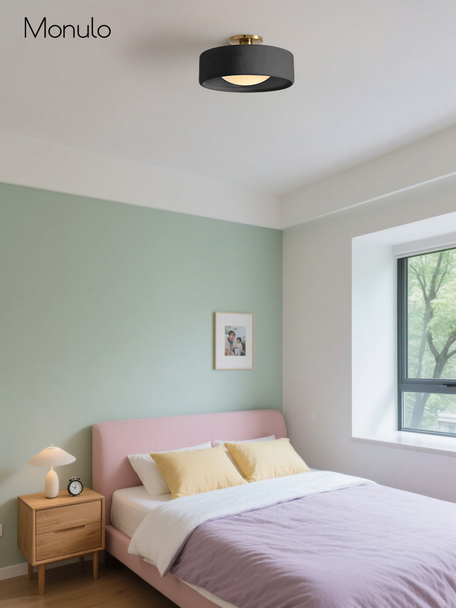 Porcelain Flush Mount Ceiling Light