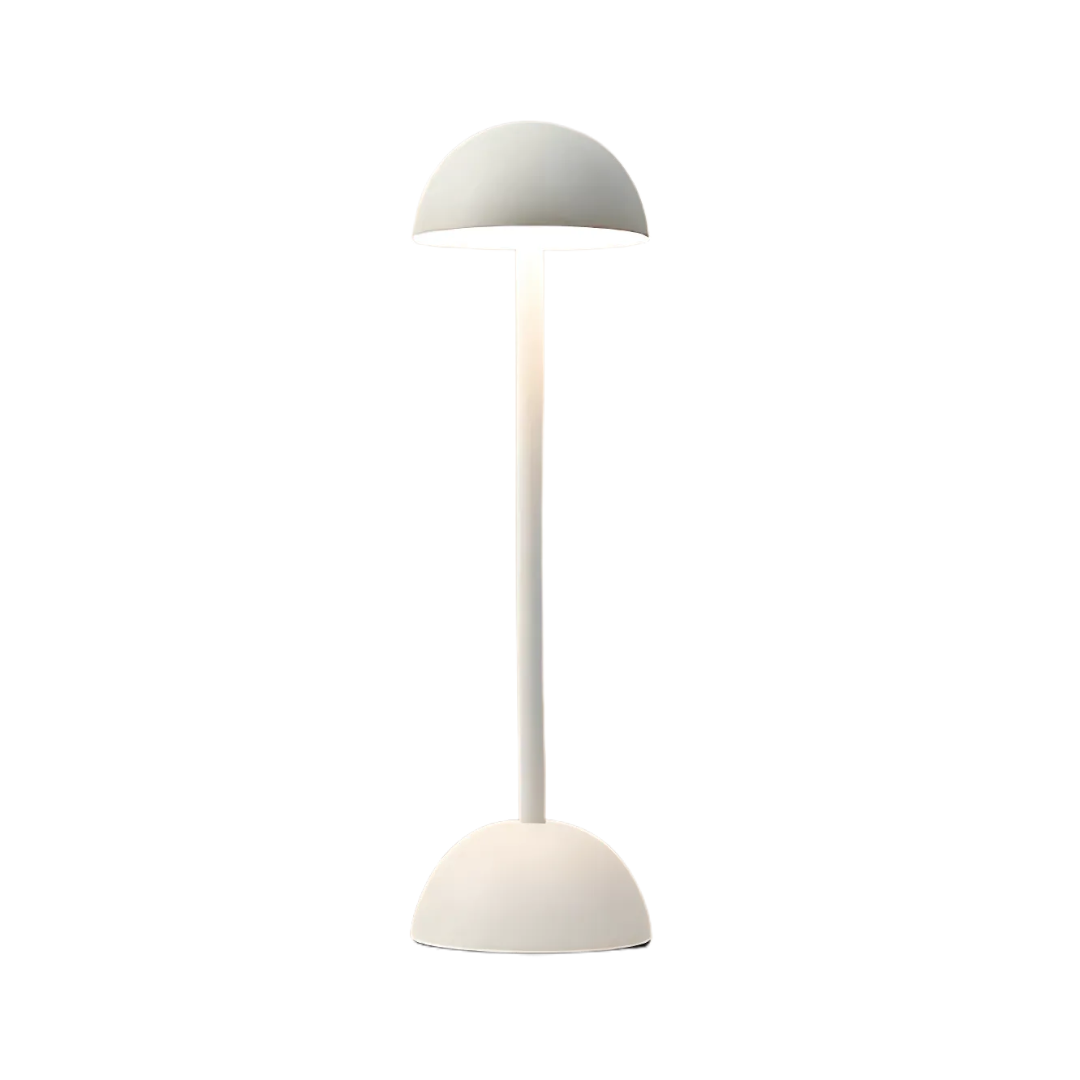 Oplaadbare led-tafellamp met koepelvormige kap en aanraakbediening