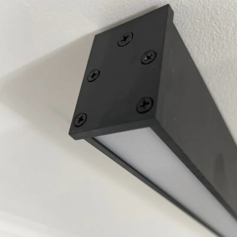 Minimalist Linear Black LED Ceiling Light