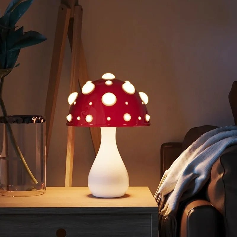 Decorative Fairy Mushroom Table Lamp