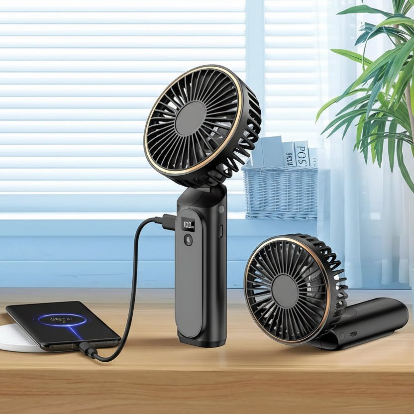 Mini Handventilator – Draagbare USB Oplaadbare Zakventilator