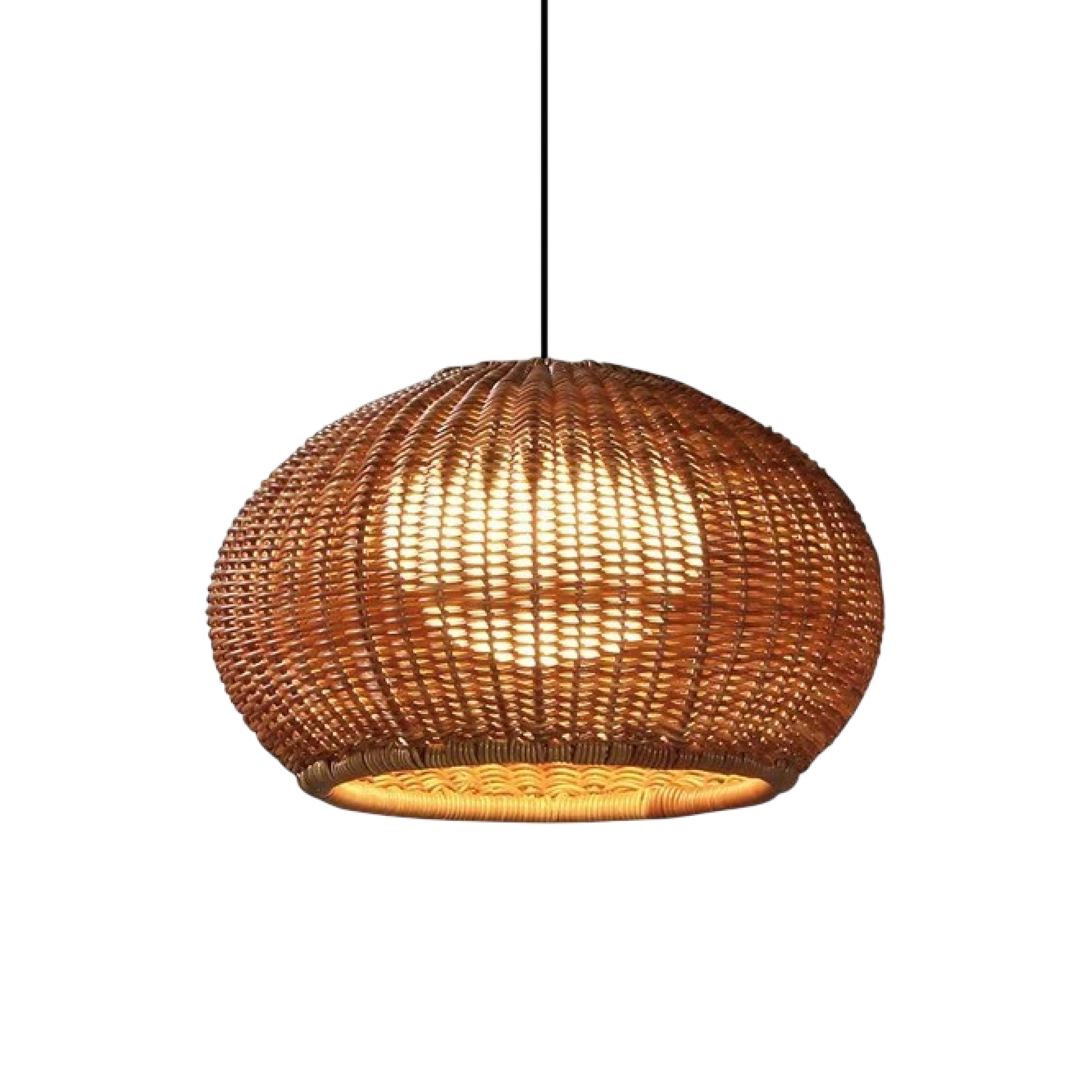 Organic Bamboo Pendant Light