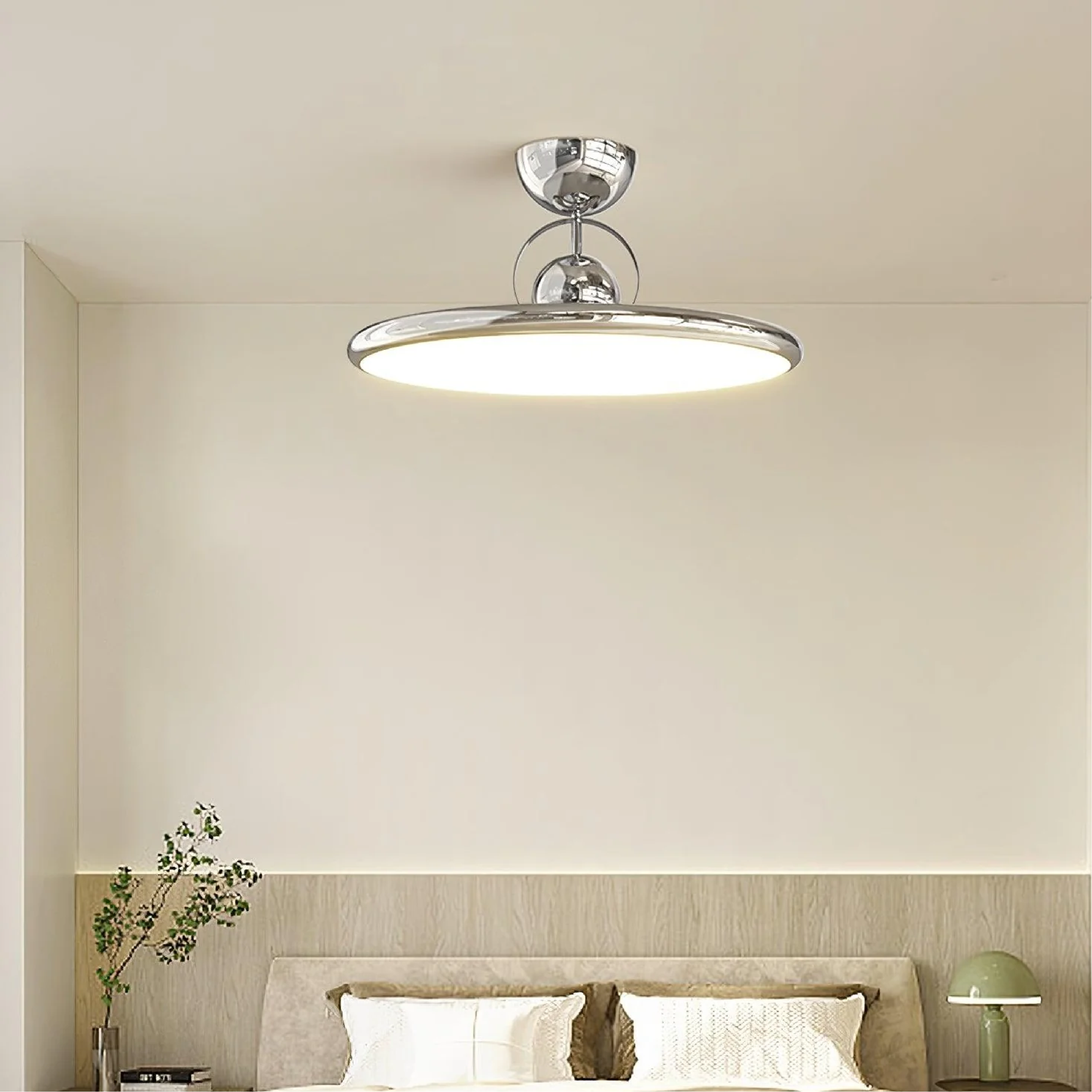 Retro Glass Flush Mount Ceiling Light