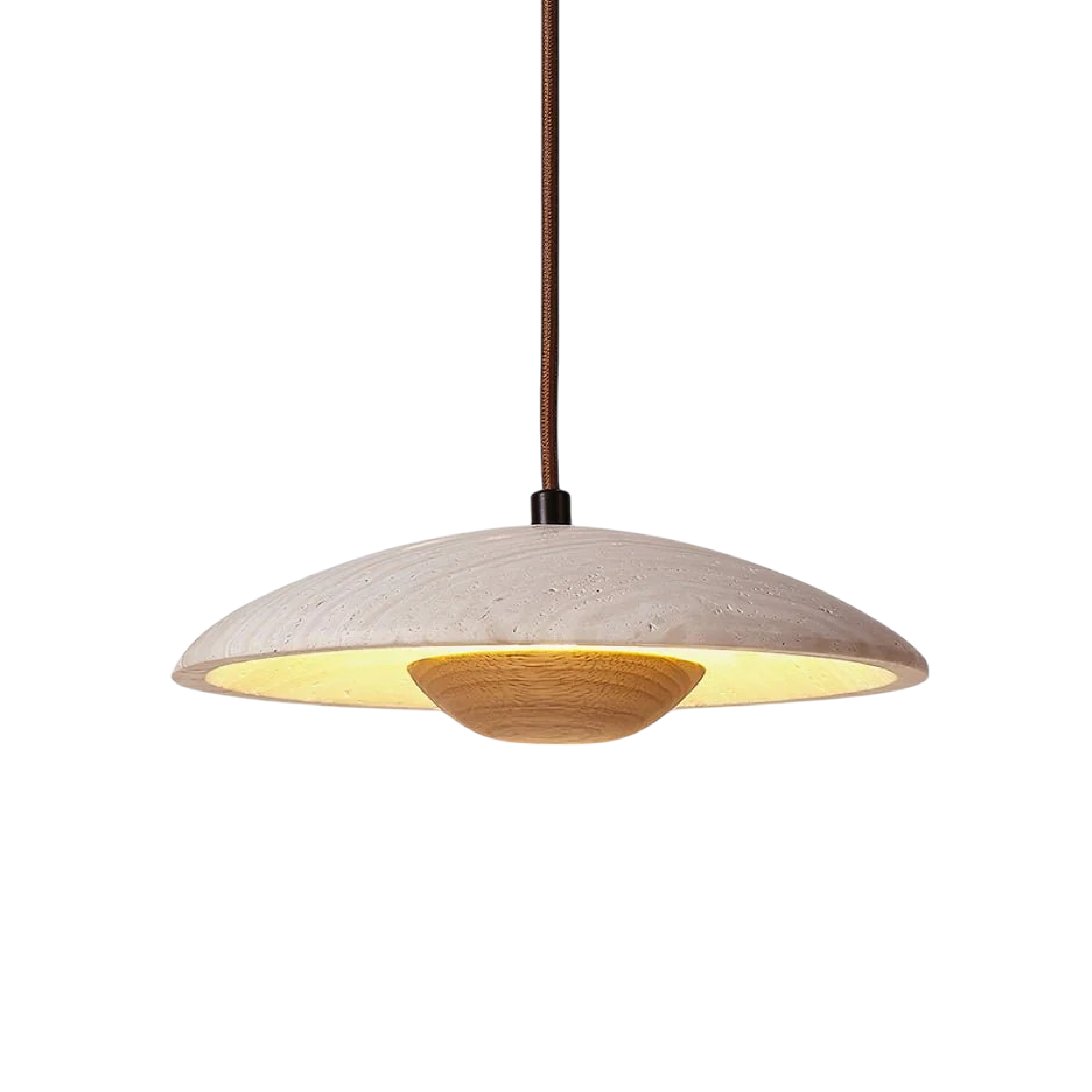 Travertijn steen hanglamp