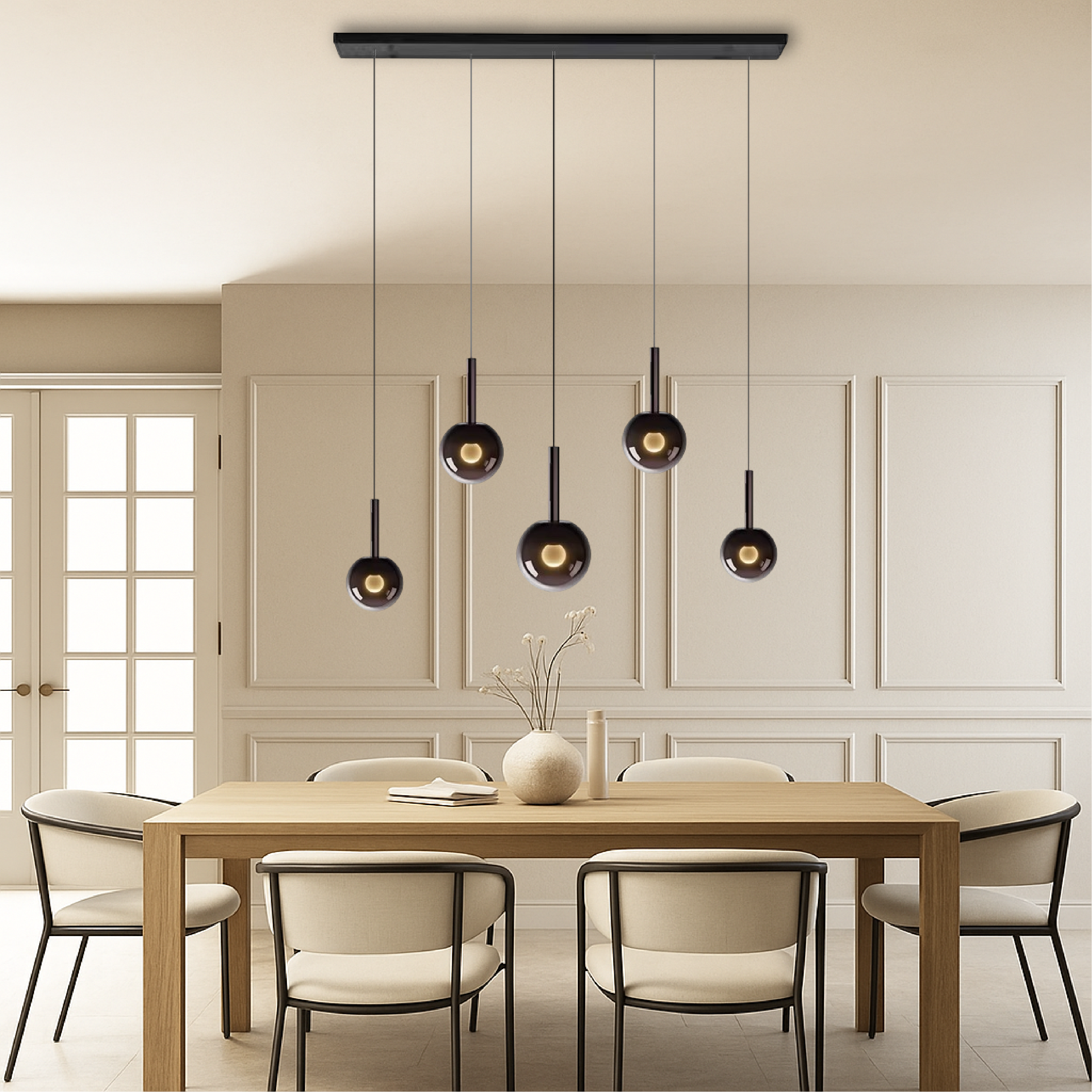 Nordic Scandinavian Glass Pendant Light