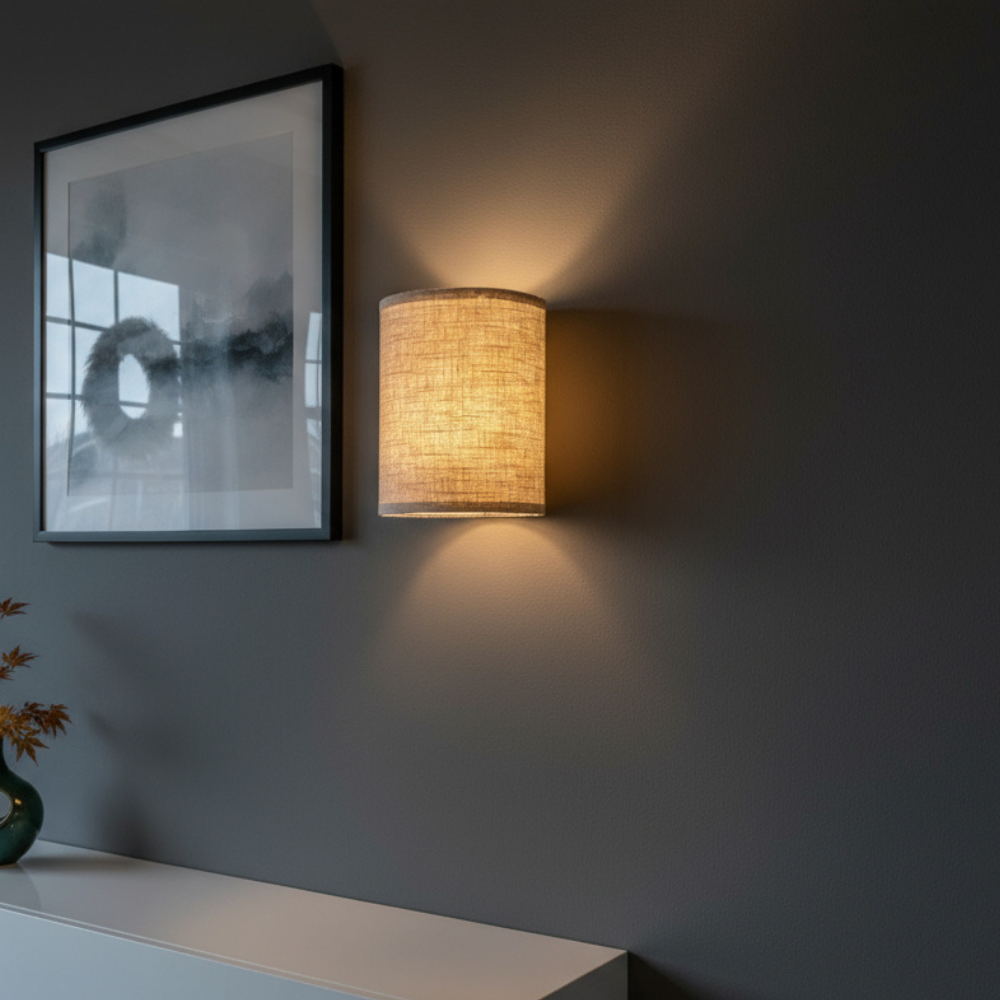 1+1 Free Fabric Wall Sconces