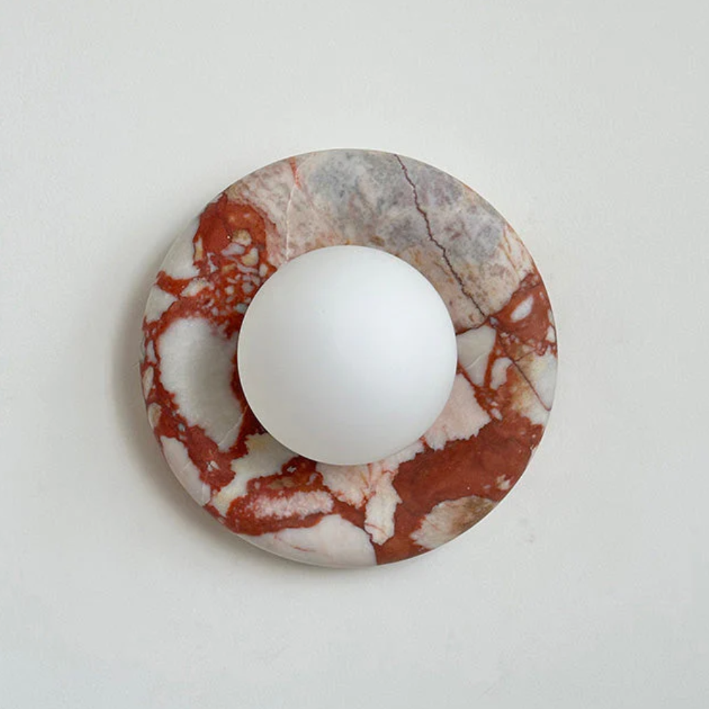 Marble Wall Sconce Modern Indoor LED Wall Light Elegant Fixture