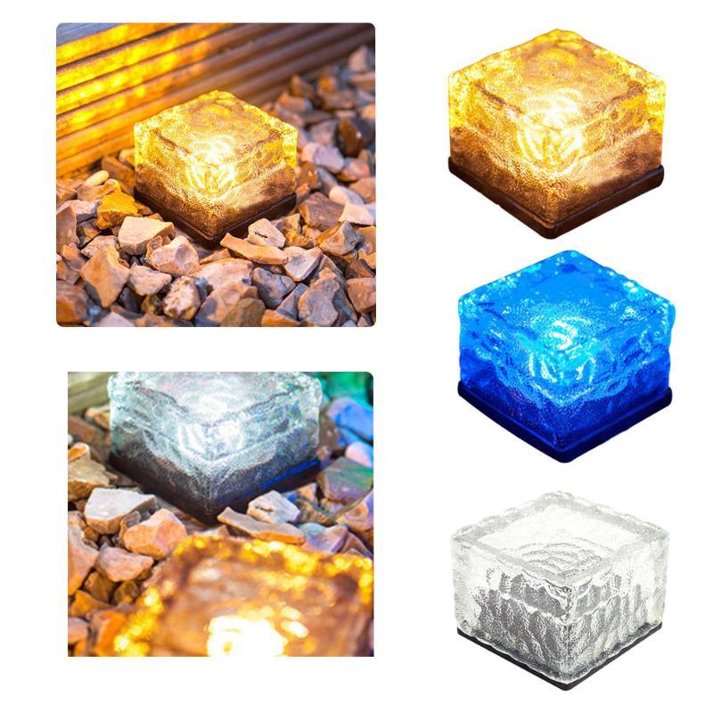 Zonne-energie Tuin Kubus Licht Met Kleurveranderend Water Ripple Effect