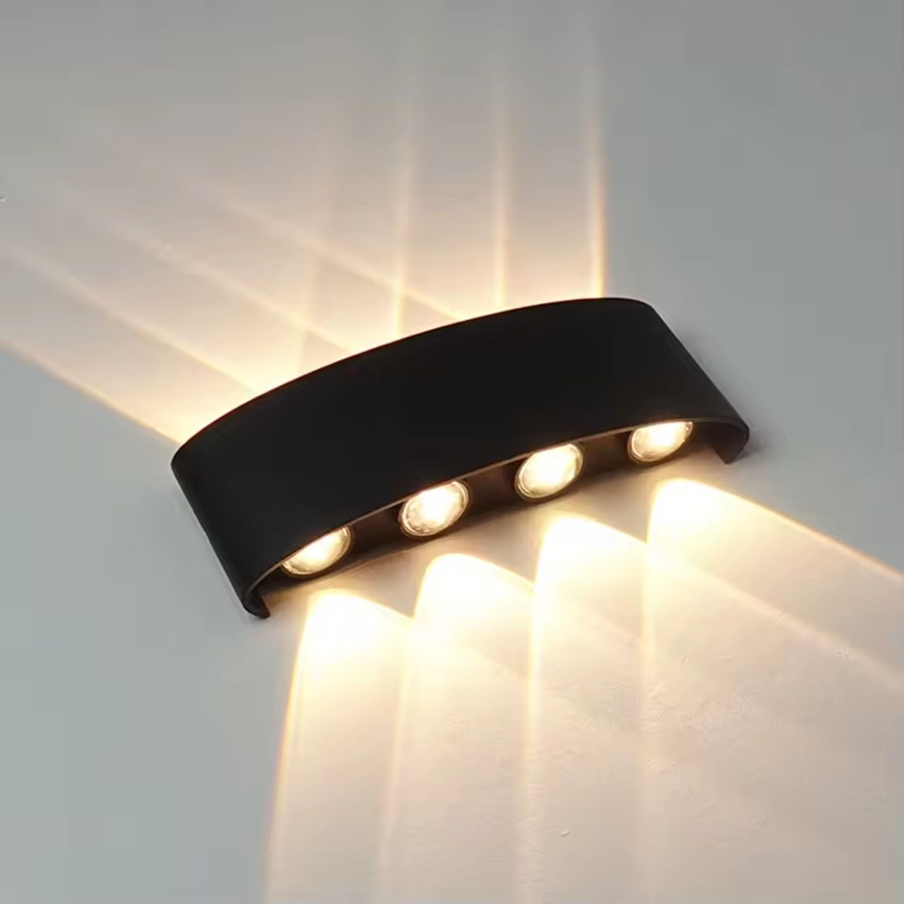 Geometric IP65 Outdoor Wall Light for Garden Illumination