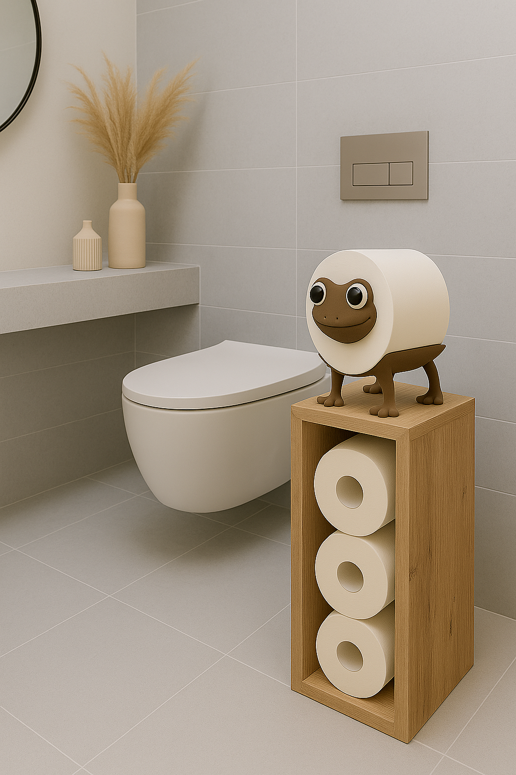 Animal Toilet Roll Holder Tabletop Decorative Figure