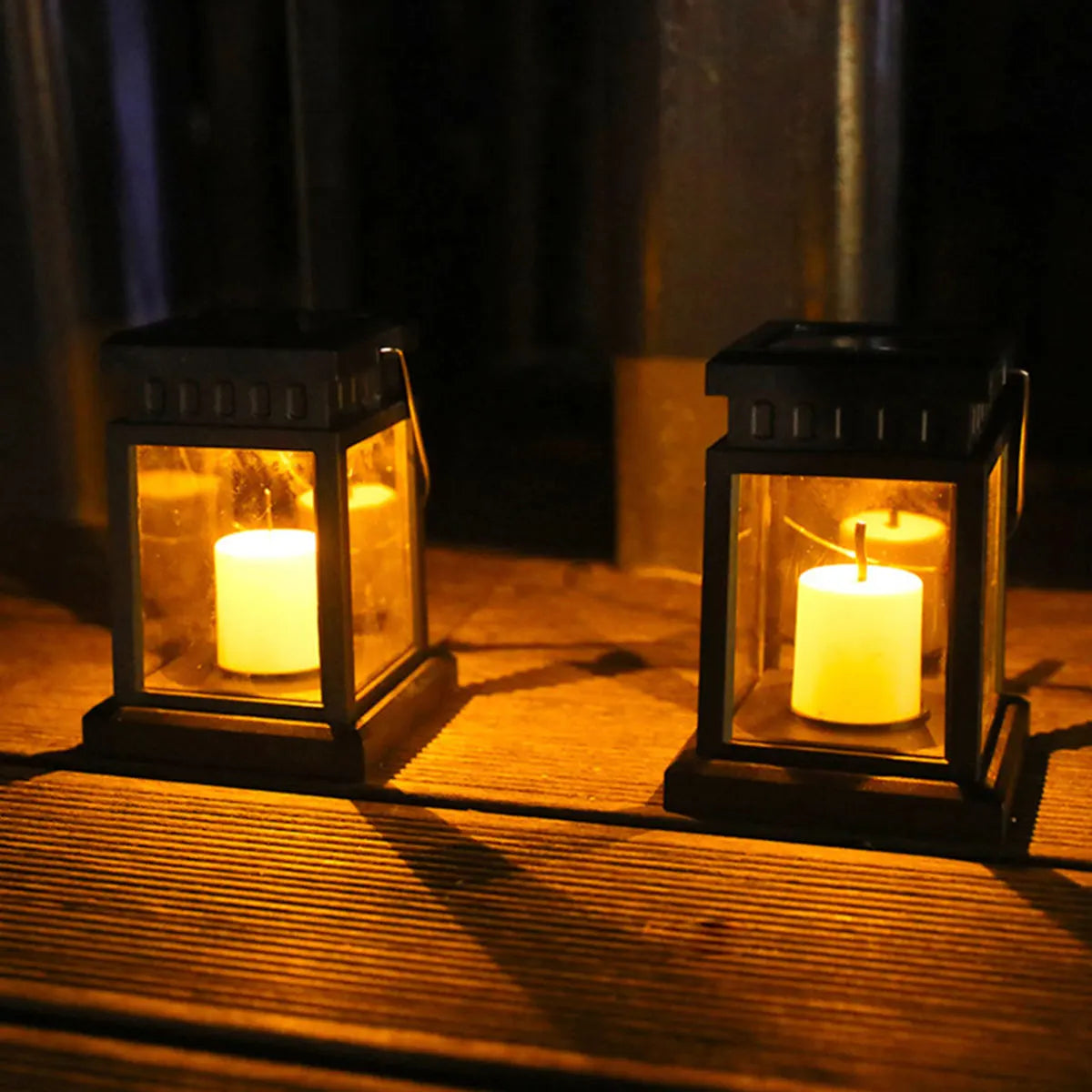 Solar LED Outdoor Lantern for Christmas Window Decorations