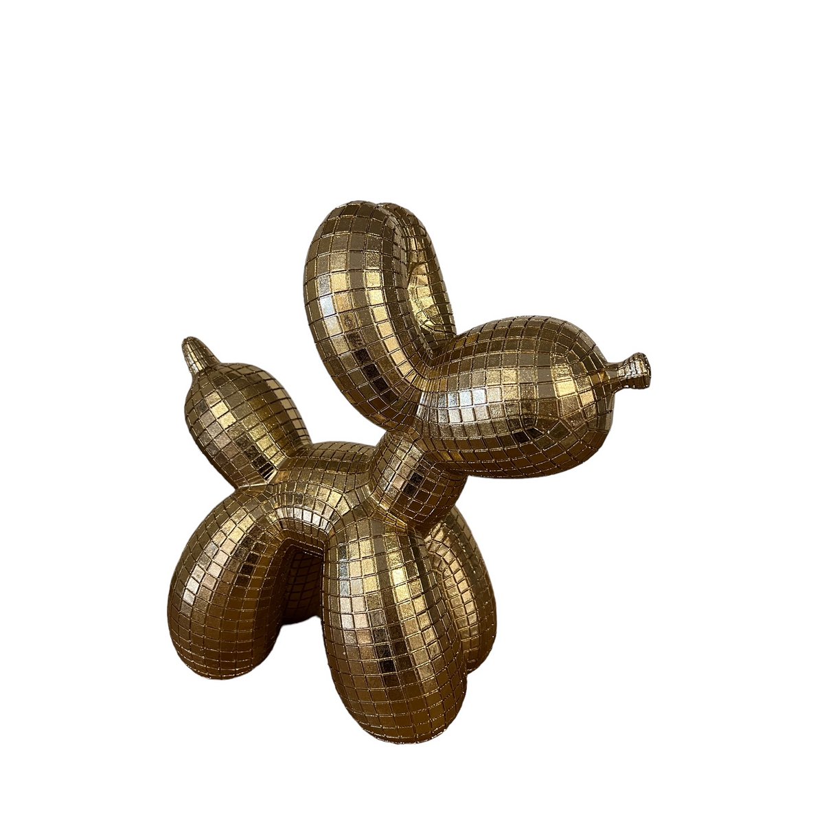 Gold Balloon Dog Polyresin Decorative Figure