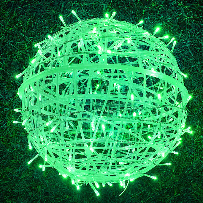 Hanging LED Sphere Lights with Metal Wire Ball Design