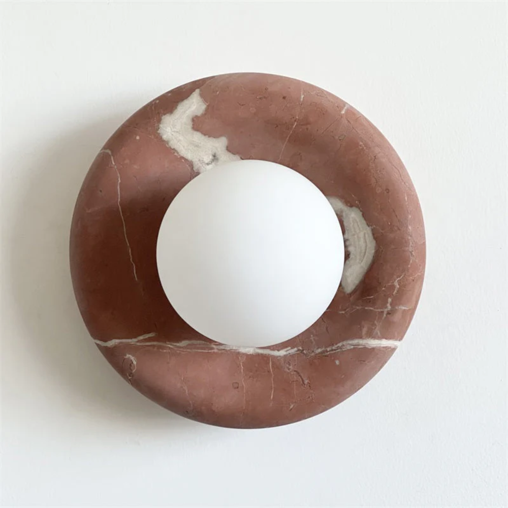 Marble Wall Sconce Modern Indoor LED Wall Light Elegant Fixture