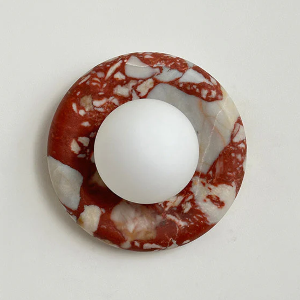 Marble Wall Sconce Modern Indoor LED Wall Light Elegant Fixture