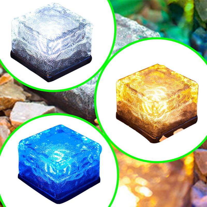 Zonne-energie Tuin Kubus Licht Met Kleurveranderend Water Ripple Effect
