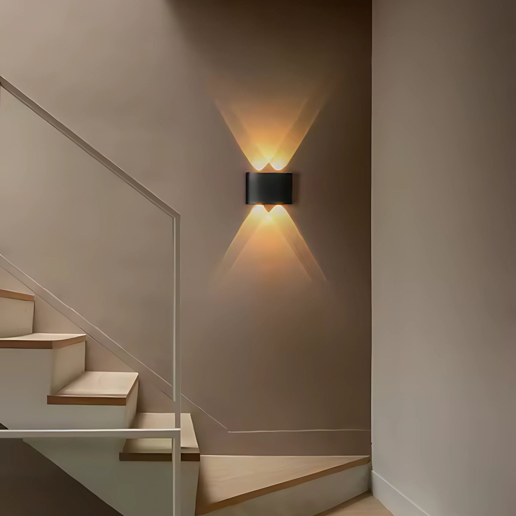 Geometric IP65 Outdoor Wall Light for Garden Illumination