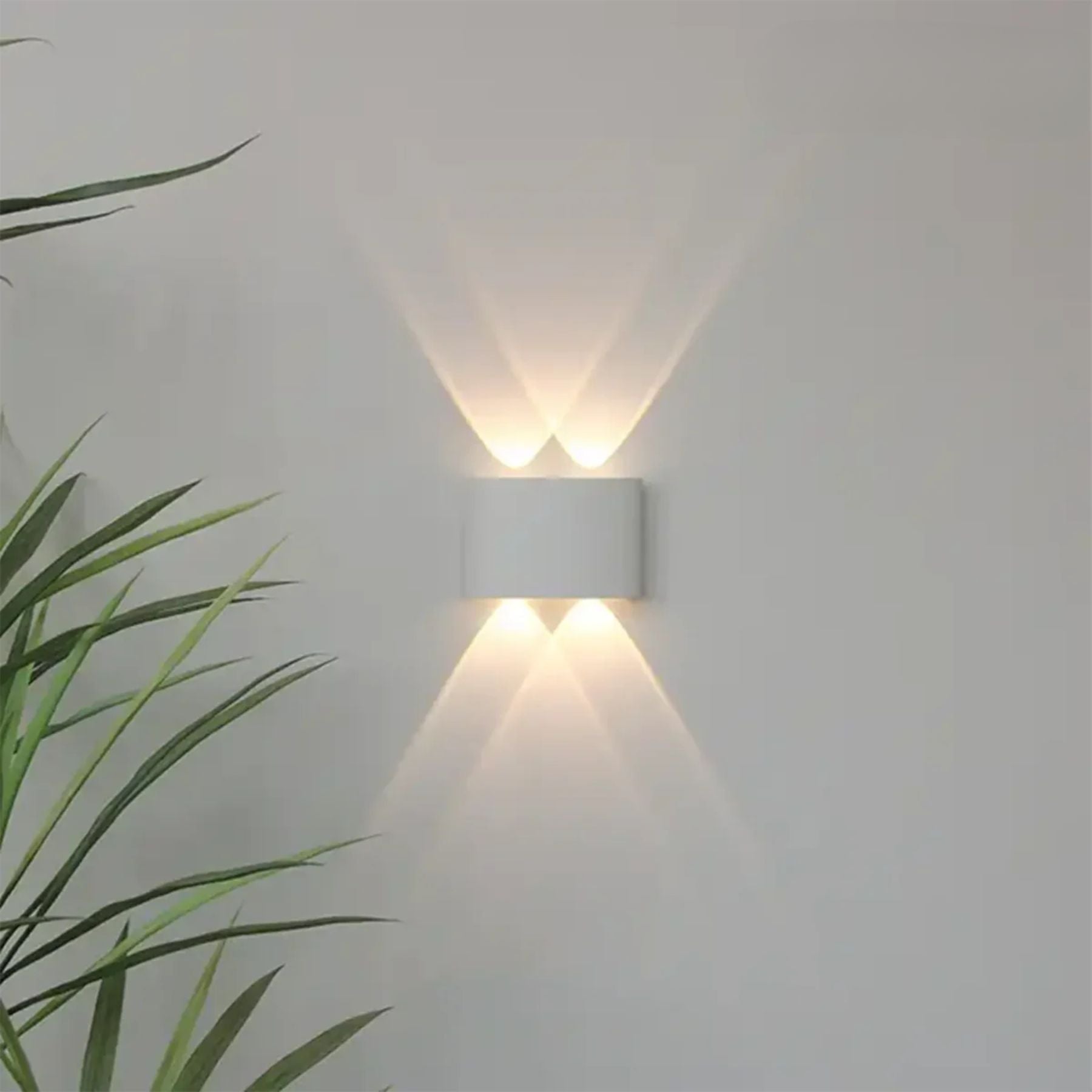Geometric IP65 Outdoor Wall Light for Garden Illumination