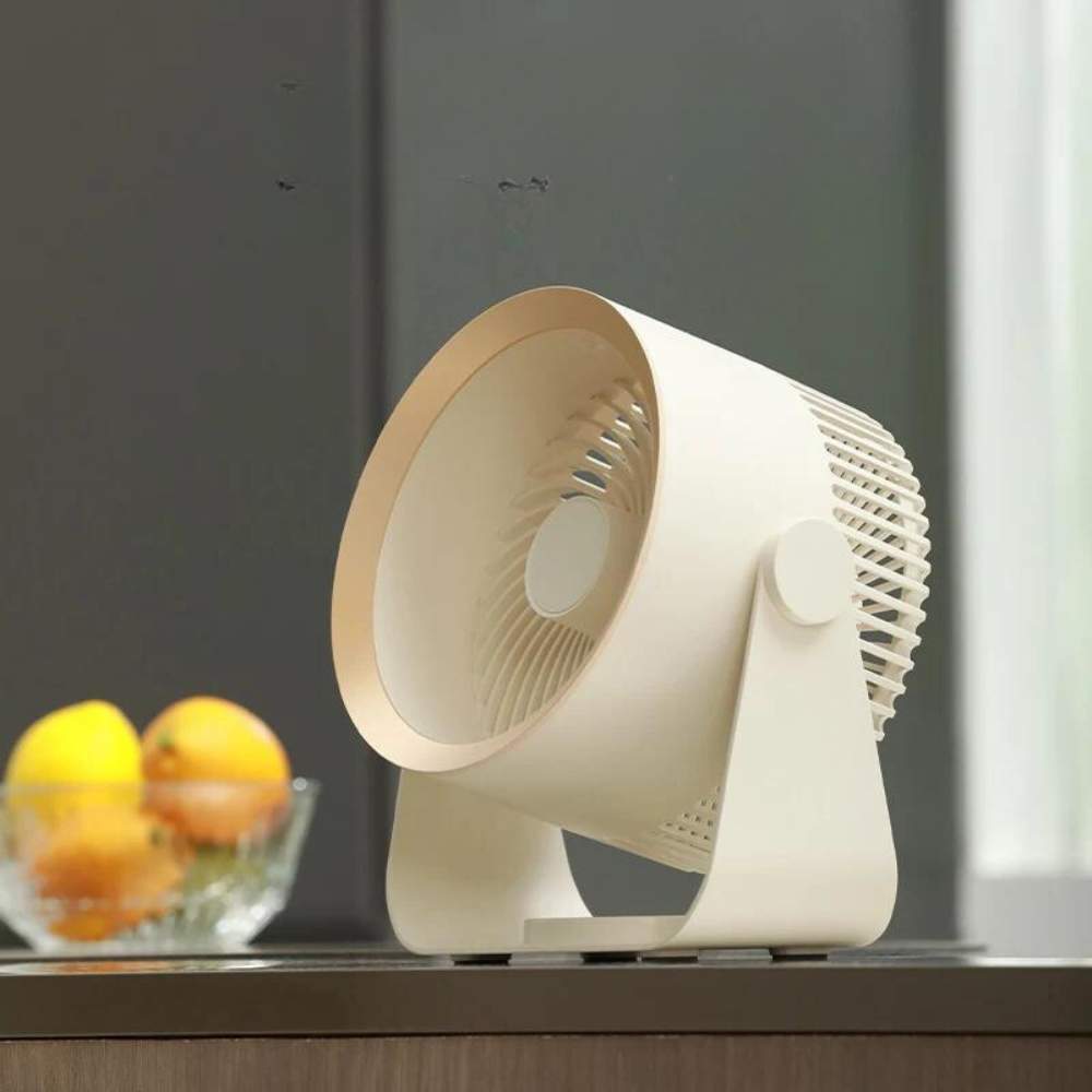 Draagbare Tafelventilator met Kantelstand en Circulaire Luchtopening