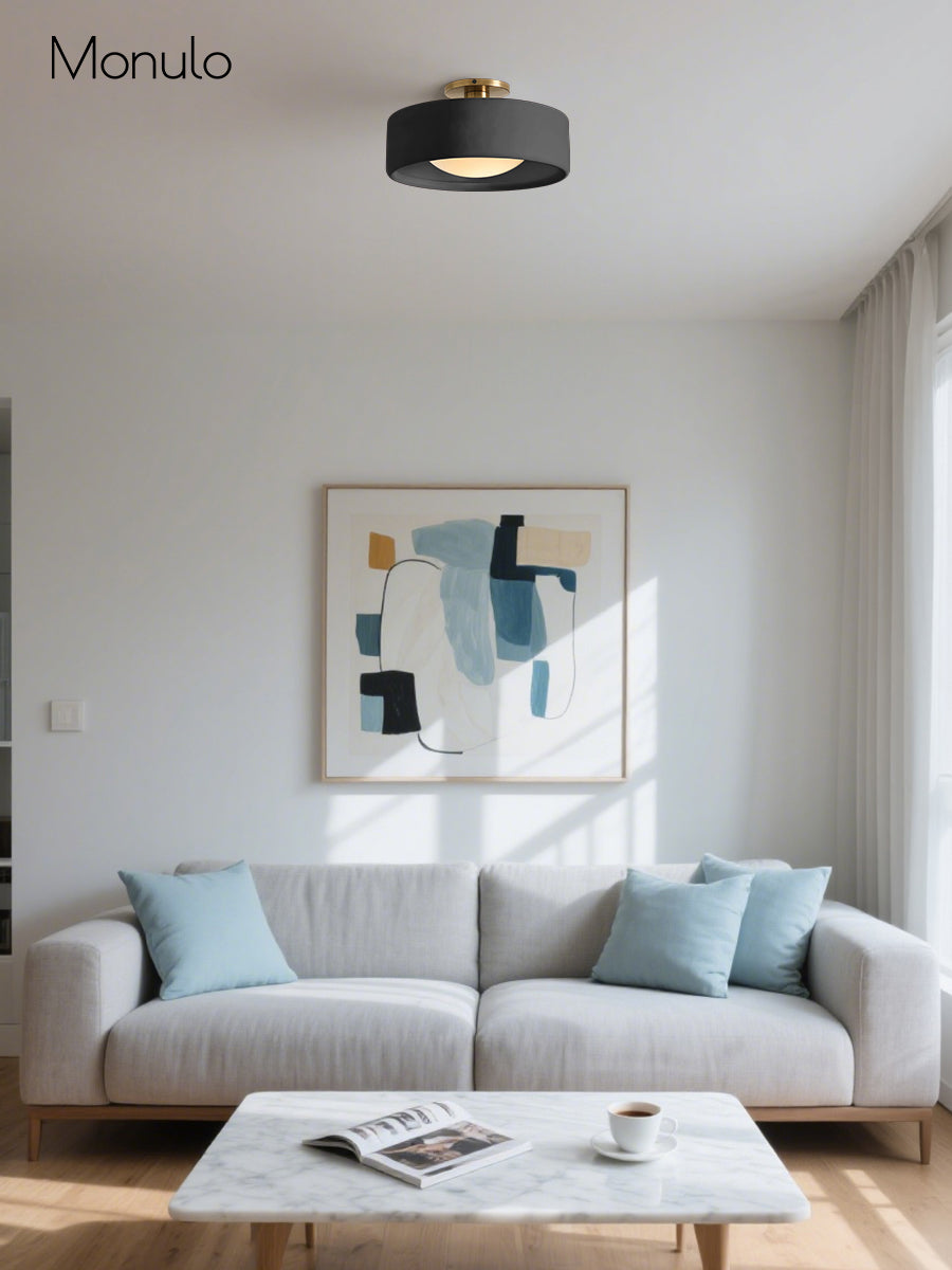 Porcelain Flush Mount Ceiling Light